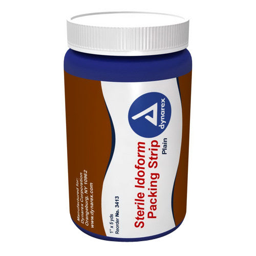 Dynarex Iodoform Packing Strips Sterile 1 x 5 yds, 1 Ea